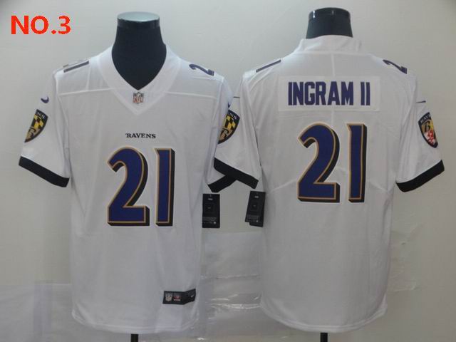 Men's Baltimore Ravens 21 Mark Ingram Jesey NO.3;